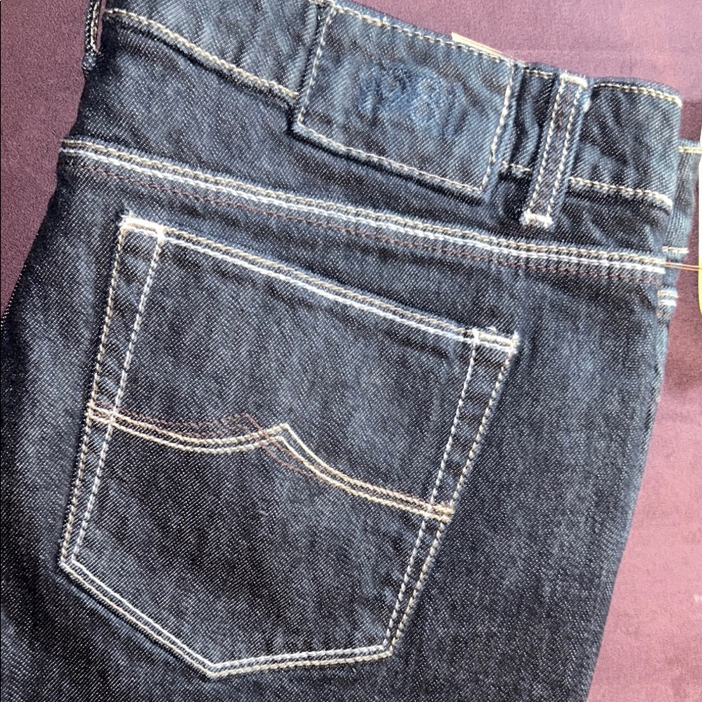 nwt Ruff Hewn Size 12Short Dark Straight Leg Jeans - Picture 8 of 10